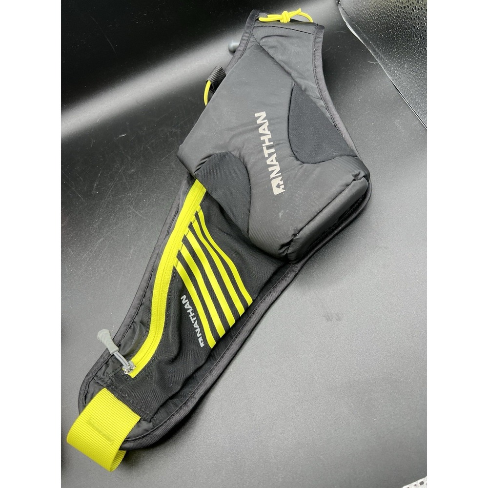 Nathan Peak Hydration Waist Pack Black Yellow Hiking Walking Outdoors No Bottle